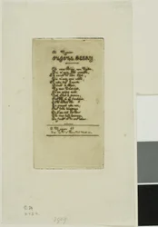 Eugène Blérynek ajánlott versek, 2. sz.
