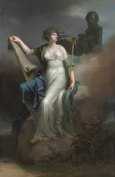 Kalliopé, az eposzköltészet múzsája, 1798