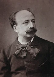 Művészi és életrajzi album, V. évf., Szalon 1885; Louis Deschamps francia festő (1846-1902) portréja
