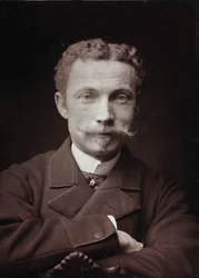 Művészi és életrajzi album, V. évf., Szalon 1885; Raoul de Pibrac festő (1852-1937) portréja