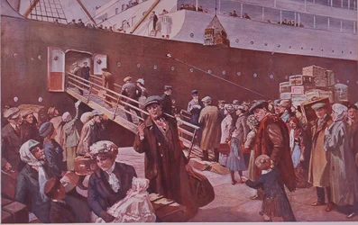 A Kanadába tartó emigránsok Liverpoolból indulnak