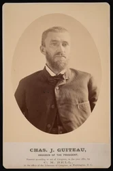 Charles Julius Guiteau portréja 1841-1882, 1881. július 4.