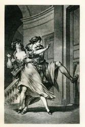 Illusztráció a Choderlos de Laclos által írt "Les Liaisons Dangereuses" című könyvhöz.