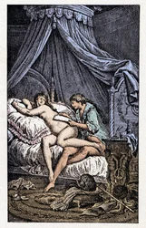 Illusztráció a "Liaisons Dangereuses"-hez (metszet)