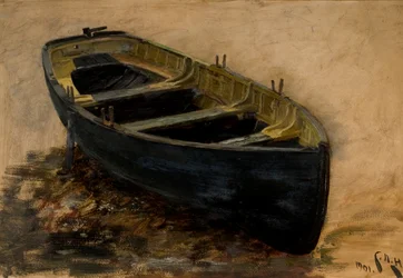 Tanulmány egy csónakról, 1901 (olaj, papír)