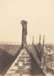 A feltámadás angyala a párizsi Notre-Dame tetőjén