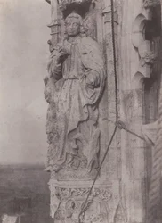 Szent János evangélista, Chartres-i székesegyház, c. 1854.