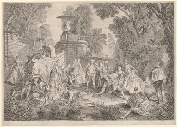 The Game of Blind Mans Bluff, 1739.