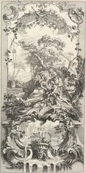 Triomphe de Pomone Pomonai diadal, 18. század.