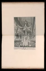 A spanyol Marie Thérèse, a francia Dauphine temetése a párizsi Notre Dame templomban