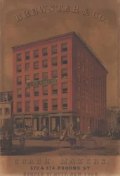 Brewster & Co. Coach Makers, 372 & 374 Broome St., kb. 1860-70
