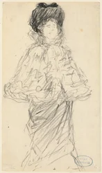 Álló nő, c. 1900.