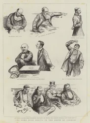 A Home Rule Debate in the Commons House metszet