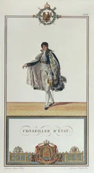 Az államtanácsos egyenruhája Napóleon koronázására, 1804