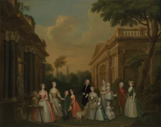 The Finch Family, 1732 körül (olaj, vászon)