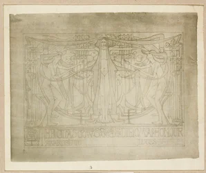 Diploma of Honour", amelyet a Glasgow School of Art Club számára terveztek, 1894-95