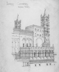 Palermói katedrális, Keleti tornyok, 1891