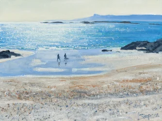 Crossing the Beach, 2014 (olaj, vászon)