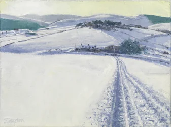 Track through the Snow, 2016 (olaj, vászon)