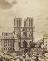 Notre Dame de Paris, 1860-as évek eleje.