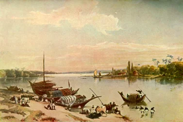 Barrackpur – A Gangeszben Kalkutta mellett, 1840-es évek, 1901.