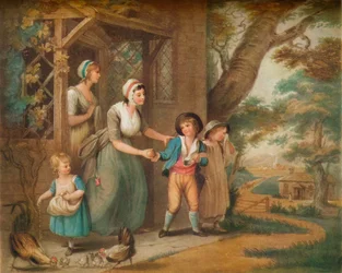Iskolába járás, XIX. század