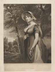 A tiszteletreméltó Lady Louisa Manners paraszti ruhában