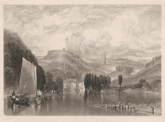 Totnes, a Dart-folyó partján