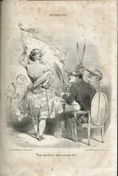 Illusztráció: Charles Vernier (? -1887) a Le Charivariban