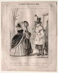 A franciák maguktól felvázolták: Vikomt, te nagyon csúnya vagy!..., 1840.