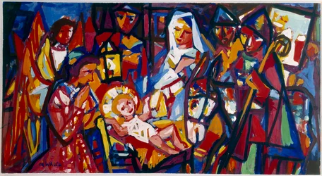 Születés, 20. század (olaj, vászon)