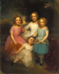 Adrian Baucker Holmes Gyermekek, 1850 körül