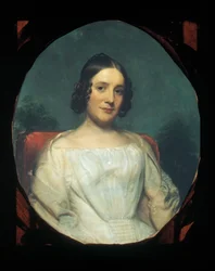 Mrs. Adrian Baucker Holmes, kb. 1850.