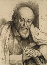 Samuel Palmer portréja, 1884.