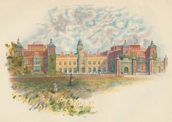 Hatfield House, Hertfordshire - South Front, 1890