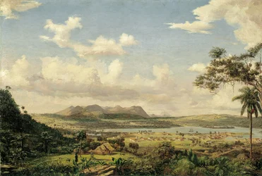 Havanna Bay, Kuba, 1854-61 körül olaj, vászon