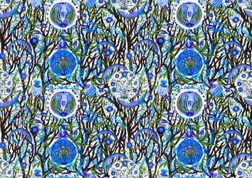 Ashmolean Museum Pattern Design #2, 2020 (ecset és toll)