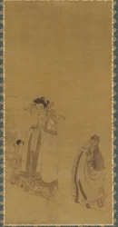 A Buddhát tisztelő sárkánykirály, Ming-dinasztia, 17. század eleje-közepe.