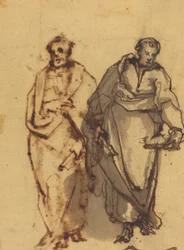 Két terített figura