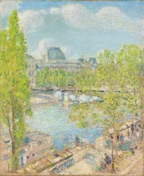 április, Quai Voltaire, Párizs