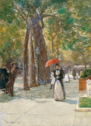 Fifth Avenue, Washington Square, New York, 1891