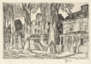Sunlight Village Street, 1925