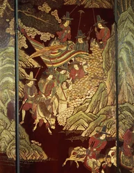 Coromandel képernyő, 1700 körül