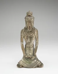 Bodhiszattva figura (kerámia)