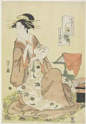 Hinazuru a Cho_jiya House-ból, c. 1794-1795