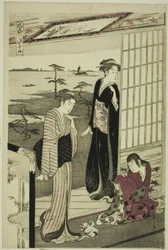 Suma, az "A Genji meséjének divatos paródiája (Furyu yatsushi Genji)" sorozatból