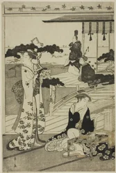 Suma, az "A Genji meséjének divatos paródiája (Furyu yatsushi Genji)" sorozatból