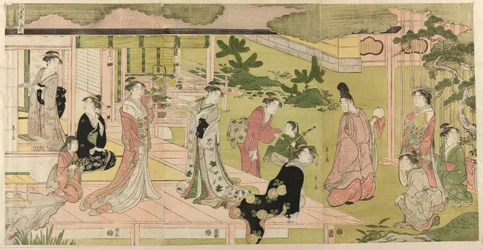 Wakana, 1. rész (Wakana, jo), "A Genji meséjének divatos paródiája (Furyu yatsushi Genji)" sorozatból