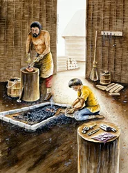 Viking fémkovács műhely, 10. század közepe