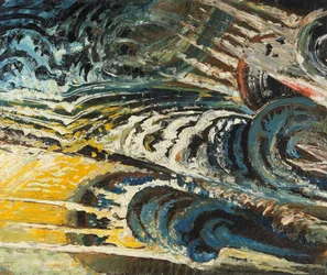 Absztrakt-futurista kompozíció, 1912 körül (olaj, vászon)